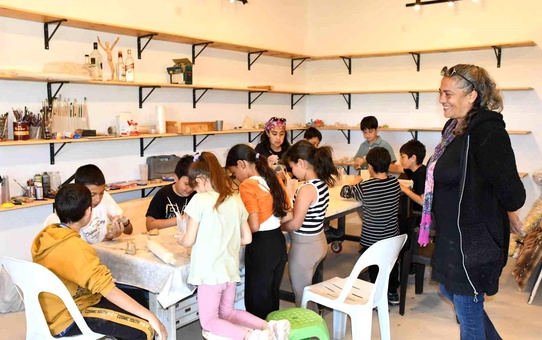 Bahadın'da Sanat Atölyesi ile Çocuklara Destek