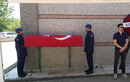Kıbrıs gazisi, son yolculuğuna uğurlandı