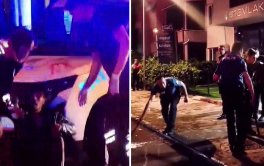 Falçatayla kızını kaçıran kişinin kulağını kesip, kopardı
