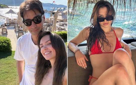 Sarp Levendoğlu ve Felicia Sağnak tatilde! 16 yaş küçük sevgilisiyle aşka geldi