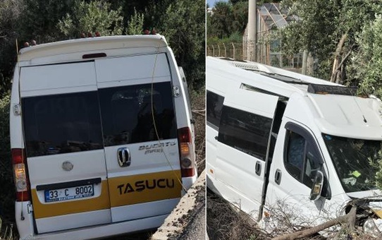 Yolcu minibüsünde dehşet anları: Kaçırdığı minibüsle kaza yapıp öldü