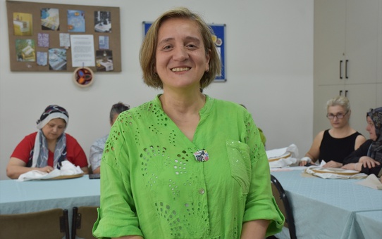 Trabzon'da Nakış Eğitimleri Devam Ediyor