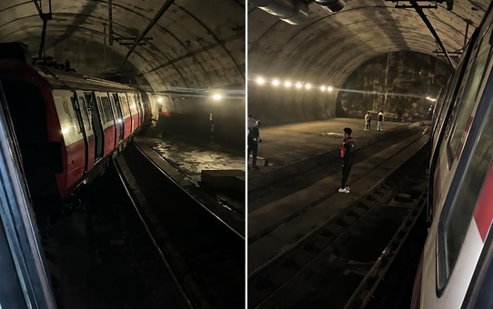 Kadıköy- Sabiha Gökçen metro hattındaki kazanın yeni görüntüleri ortaya çıktı
