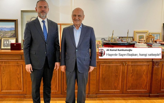 Alper Yeğin'in Erdoğan Bayraktar'ı ziyareti büyük tartışma yarattı