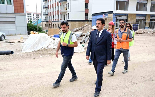 Başkan Taşkın rezerv alınanda incelemede bulundu