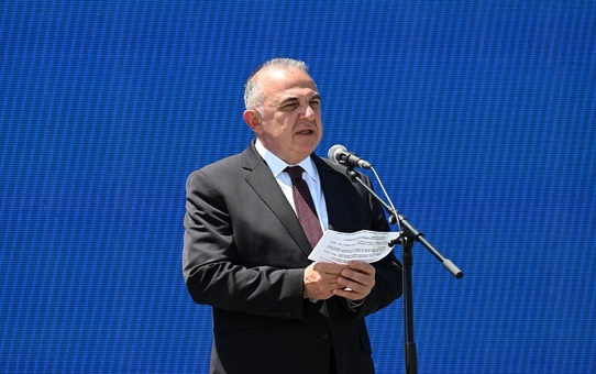 Kazarman HES'in Temeli Atıldı
