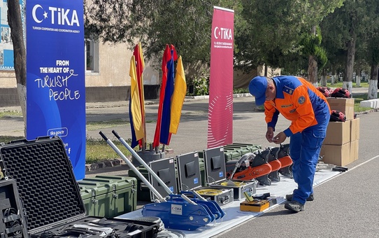 TİKA'dan Kırgızistan'a Arama Kurtarma Desteği