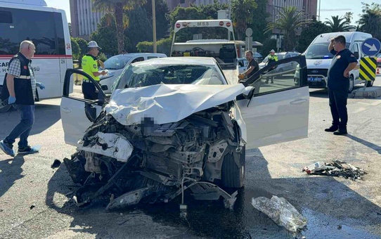 Samsun'da halk otobüsünün karıştığı kazada 1 kişi hayatını kaybetti