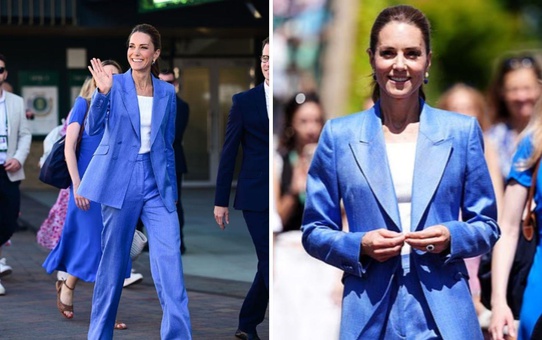 Wimbledon'da Prenses Kate rüzgarı: Şıklığıyla büyüledi