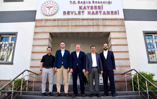 Yeşilhisar heyetinden Başhekim Çöl'e ziyaret
