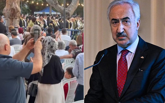 Mezuniyet törenine damga vuran protesto! Öğrenciler rektöre sırtını döndü