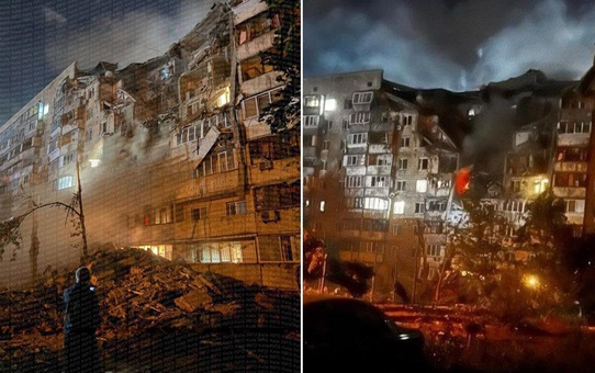 Gece yarısı Kiev'e füze yağdı! 3 kişi öldü, 7 kişi yaralandı