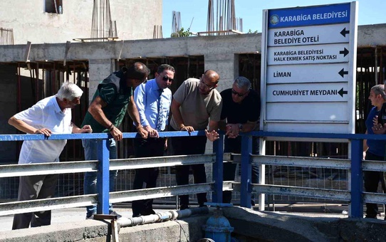 Karabiga'da köprüler yenileniyor