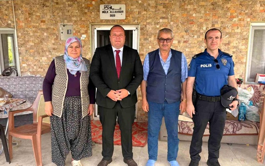 Şuhut'ta şehit ailesine anlamlı ziyaret