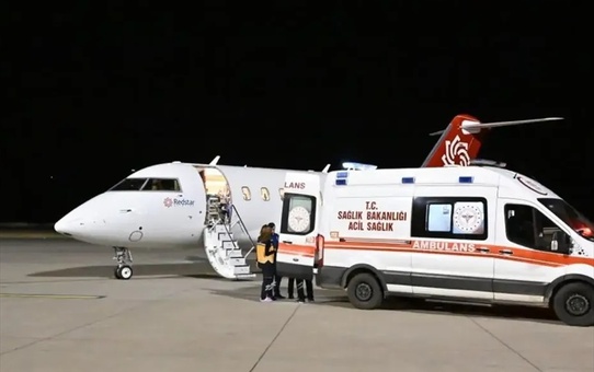 Şırnak'tan kalp hastası bebek İstanbul'a sevk edildi