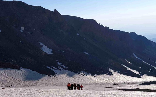 Erciyes'te 15 Temmuz anma tırmanışı