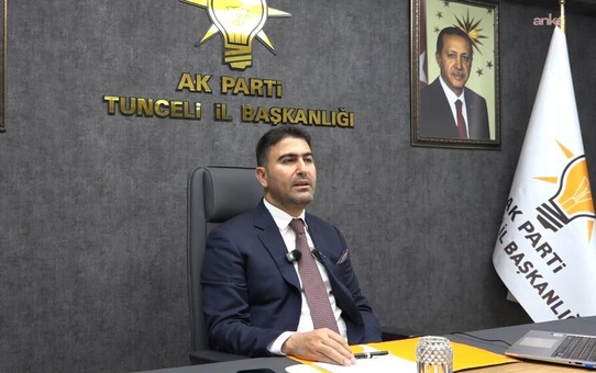 AK Parti Tunceli İl Başkanı Hakan Özer görevinden istifa etti