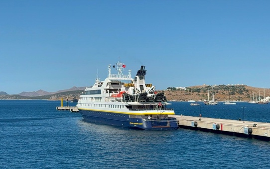 Bodrum'a Lüks Kruvaziyer İle Turist Akını