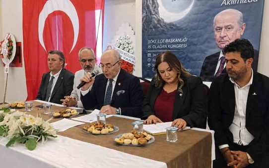 MHP Söke’de Onur Şahin dönemi başladı