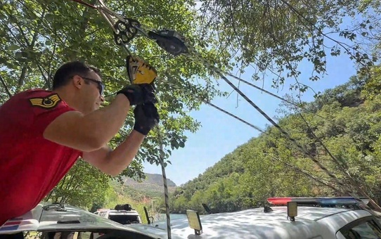 Tunceli'de Su Altı Kurtarma Tatbikatı