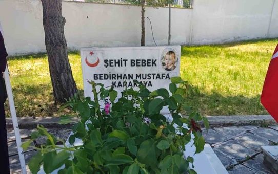 PKK’nın şehit ettiği 11 aylık Bedirhan bebek ve annesi unutulmadı