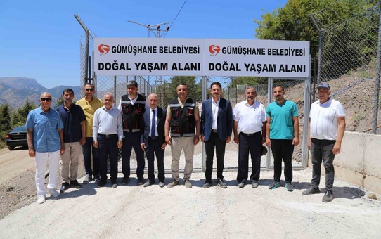 Gümüşhane’de sokak hayvanları için doğal yaşam alanı açıldı