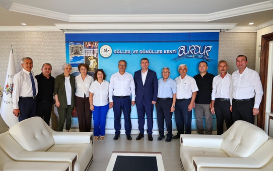Burdur Kent Konseyi yönetiminden Başkan Ercengiz’e ziyaret