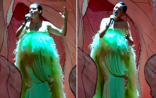 Ünlü şarkıcıdan sahnelere bebek arası: Oğlum karnımda son konserim