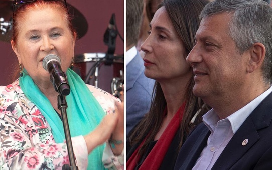 Hacı Bektaş anmasında Sabahat Akkiraz sahneye çıktı, Tülay Hatimoğulları protokoldeki yerini terk etti