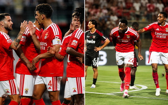 Süper Lig'in eski yıldızları şov yaptı! Benfica'dan tarihi fark