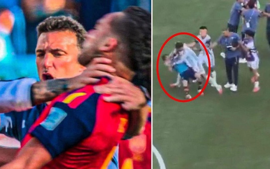 Dünya Kupası finalinde rakip futbolculara saldıran Paredes'e tarihi ceza