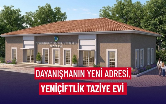 Tekirdağ Büyükşehir Belediyesi, Marmaraereğlisi'ndeki 'Taziye Evi' projesinde sona yaklaştı