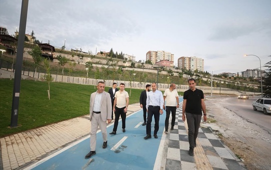 Başkan Özdemir Saha Çalışmalarını İnceledi
