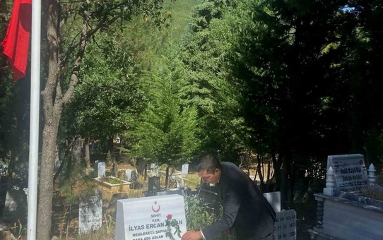 Şehit İlyas Ercan Aslan Kabri Başında Anıldı