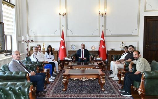 Tekirdağlı Sporcular Vali Soytürk ile Buluştu