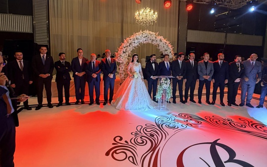 Ünlü iş insanı Yavuz Kahriman’ın oğlu dünyaevine girdi! Halaya duran isimler dikkat çekti