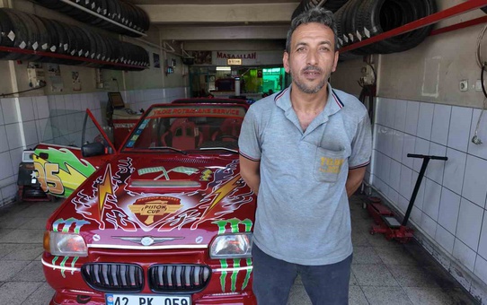 Şimşek McQueen'e Dönüşen Araç