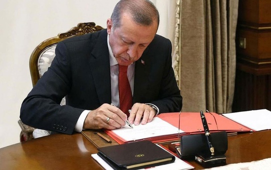 Cumhurbaşkanı Erdoğan tarafından yapılan atamalar Resmi Gazete'de