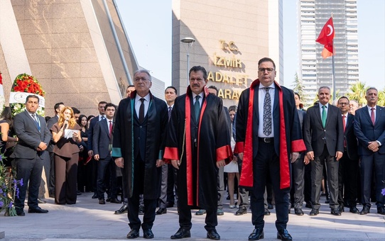 İzmir'de yeni adli yıl törenle başladı: Başsavcı Yeldan'dan hızlı adalet vurgusu ve yeni projeler