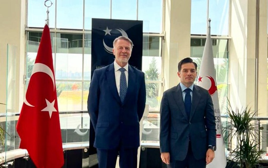 AB Türkiye Temsilcisi Orav, Göç İdaresi Başkanı Yazıcı'yı ziyaret etti
