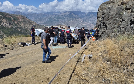 Artvin Yusufeli'nde kamyonet şarampole devrildi, köy muhtarı hayatını kaybetti