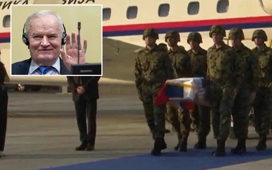 Soykırım suçlusuna askeri tören Avrupa'yı ayağa kaldırdı