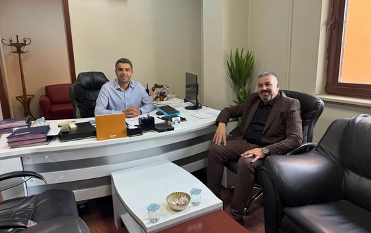 Silopi'de Başkan Tatar, Başhekim Salihoğlu'nu makamında ziyaret etti
