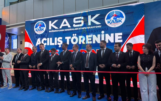 KASK Genel Merkezi Ankara'da törenle açıldı; Şimşek dayatmalara geçit olmadığını söyledi