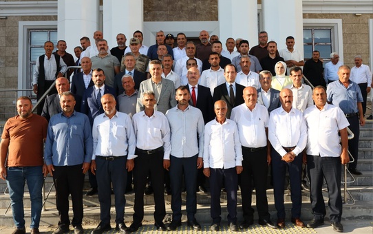 Adıyaman Gerger'de muhtarlarla toplantıda köy sorunları ele alındı