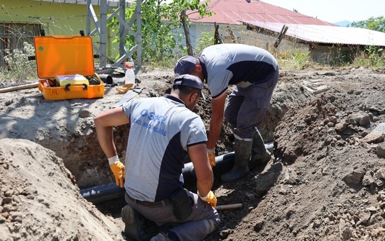 Ordu Akkuş'ta OSKİ 3 bin 200 metrelik yeni içme suyu hattı döşedi, 250 hanenin sorunu bitti