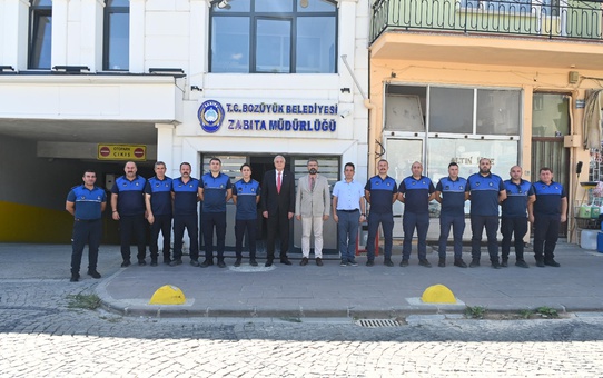 Bozüyük Belediye Başkanı Bakkalcıoğlu, Zabıta Haftası'nda personeli kutladı
