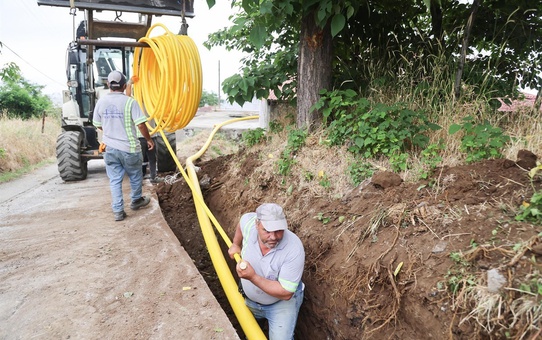Samsun Canik'te 4 mahallede doğal gaz hane bağlantıları kış öncesi tamamlanıyor