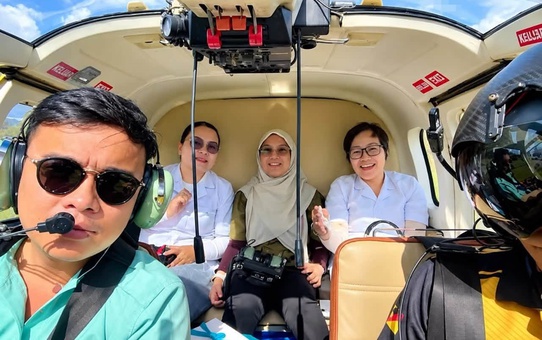 Malezya'da sağlık ekibini taşıyan helikopter düştü, 5 kişi hayatını kaybetti