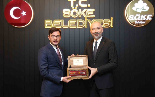 Tokat Belediye Başkanı Yazıcıoğlu, Söke'de Başkan Arıkan'ı ziyaret etti